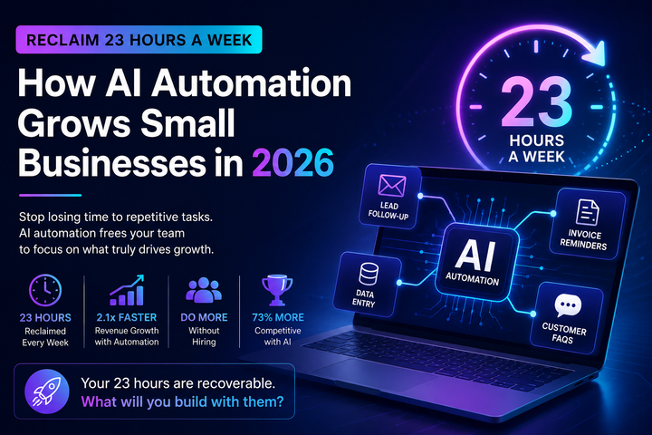 Reclaim 23 Hours a Week: How AI Automation Grows Small Businesses in 2026